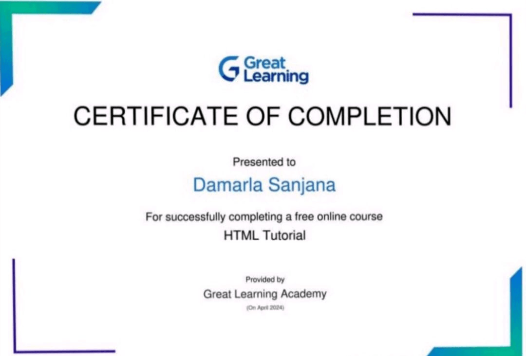 Certificate 7